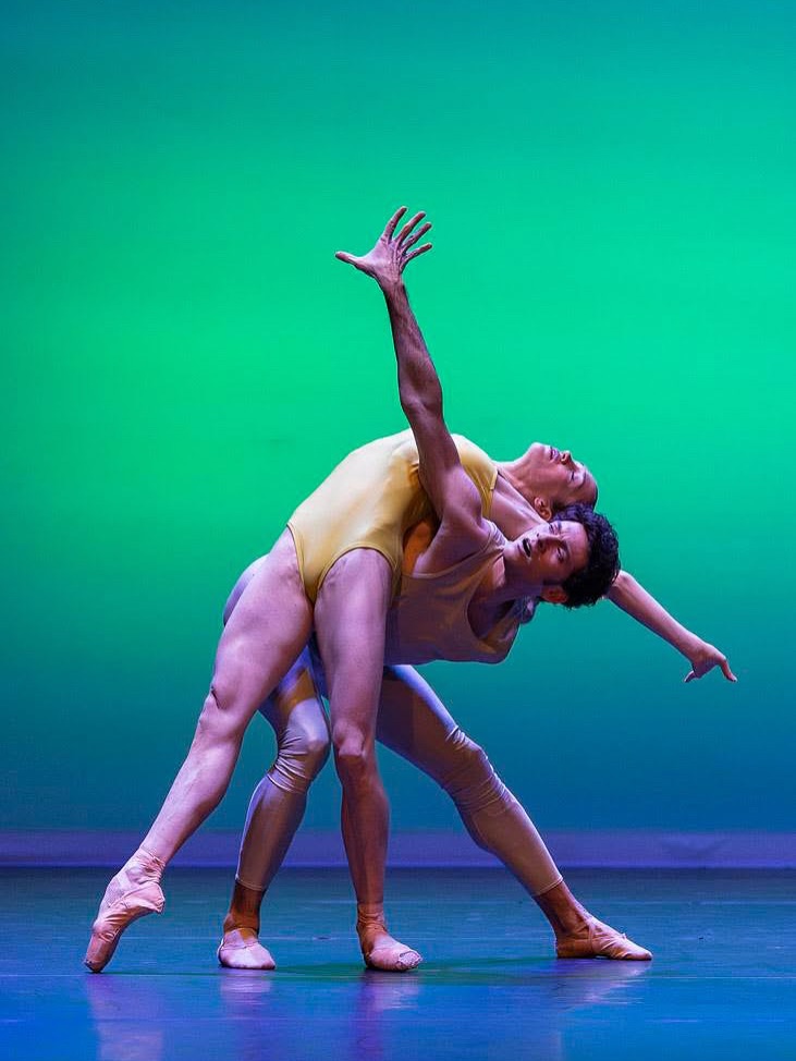 Ksenia a Alejandro Virelles v choreografii Davida Dawsona Voices (foto Alberto Rodrig Alvarez)